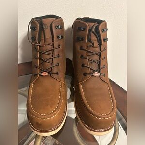 Brunt Marin Waterproof Comp Toe Wedge Work Boot Slip Size 15 READ DESCRIPTION